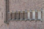 Metselwerk van het bijgebouwtje/loods.
<br/>
Marcel Westhoff, mei 2016
